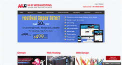 Desktop Screenshot of hifiwebhosting.com
